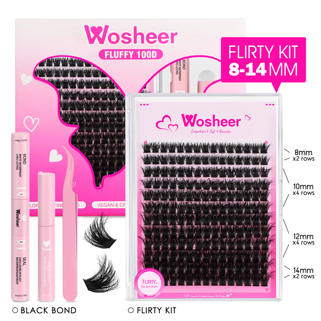 FLIRTY Lash Clusters - WOSHEER