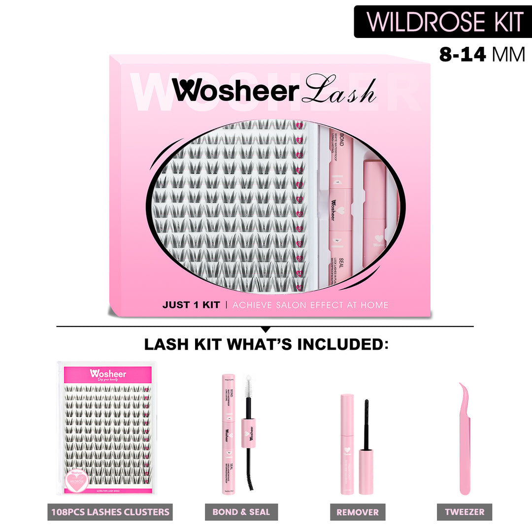 WILDROSE Lash Clsuters