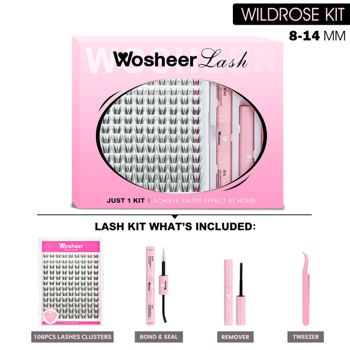 WILDROSE Lash Clsuters