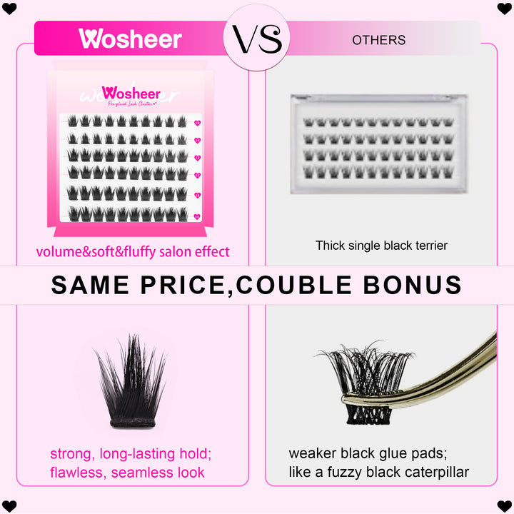 INNIS Pre-glued Lash Clusters