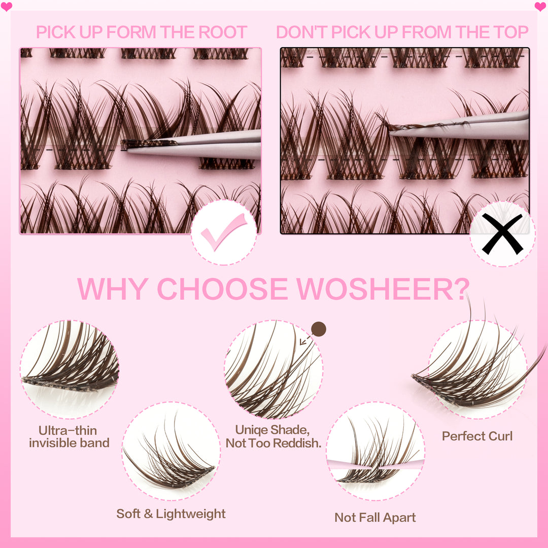 RILEE Lash Clusters - WOSHEER