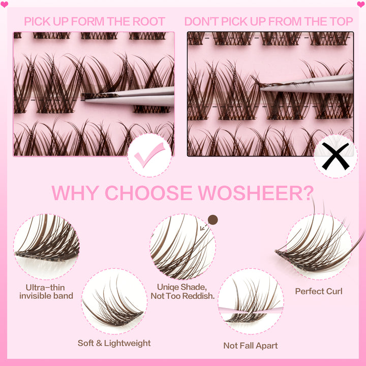 RILEE Lash Clusters - WOSHEER