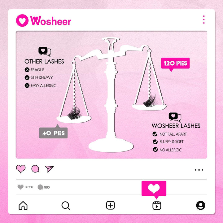 LAYZ Lash Clusters - WOSHEER