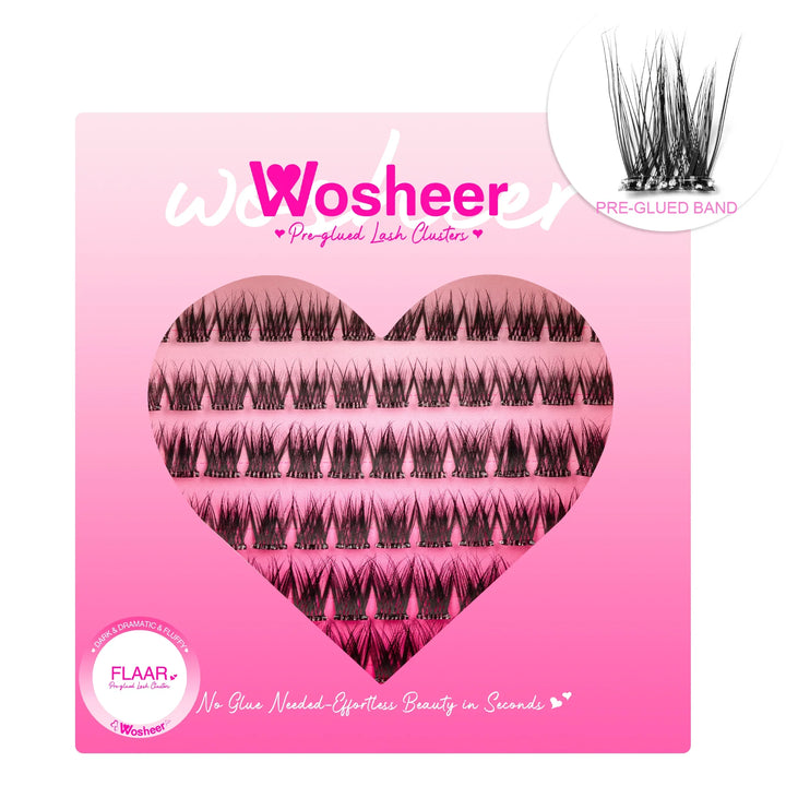 Pre-glued Lash Clusters Bundle - WOSHEER
