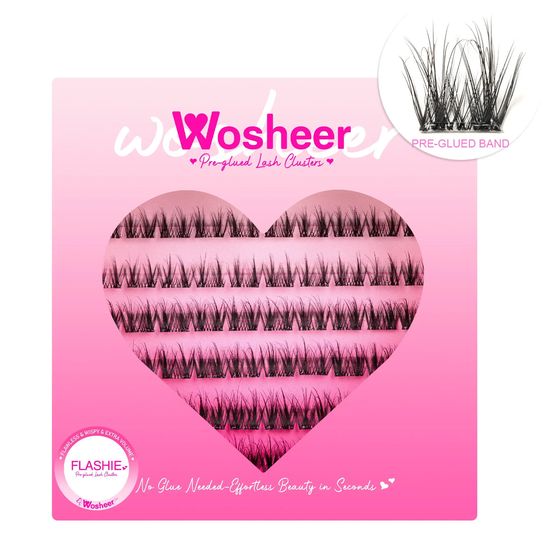 Pre-glued Lash Clusters Bundle - WOSHEER