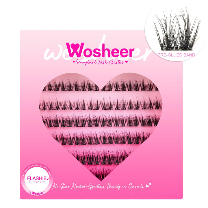 Pre-glued Lash Clusters Bundle - WOSHEER