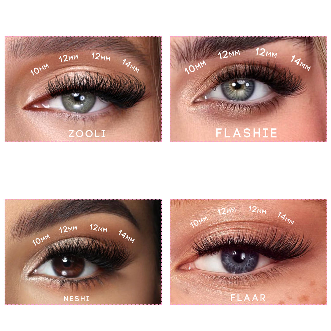 Pre-glued Lash Clusters Bundle - WOSHEER