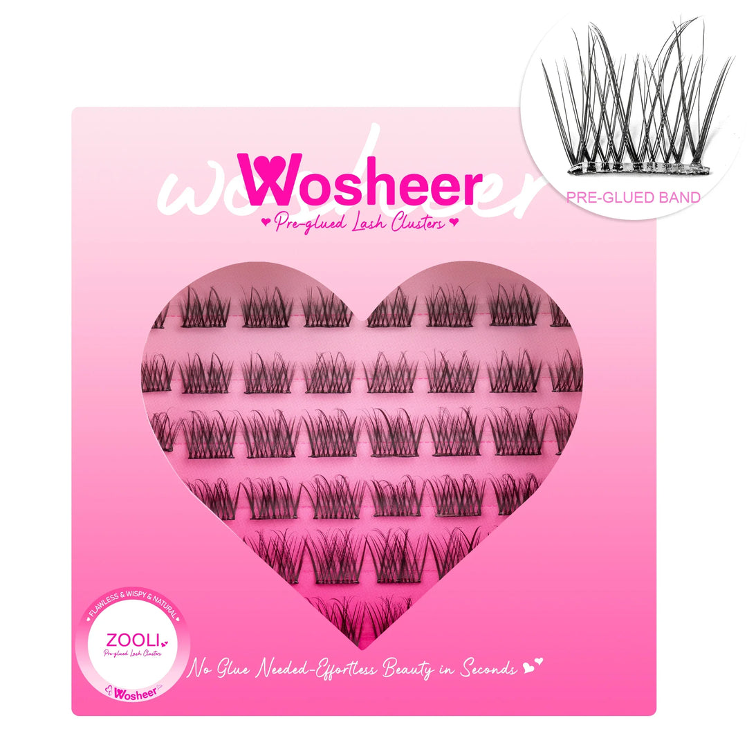 Pre-glued Lash Clusters Bundle - WOSHEER